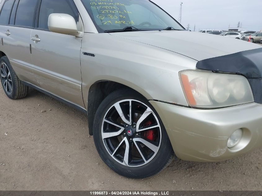 2003 Toyota Highlander Limited VIN: JTEHF21A530099743 Lot: 11996873