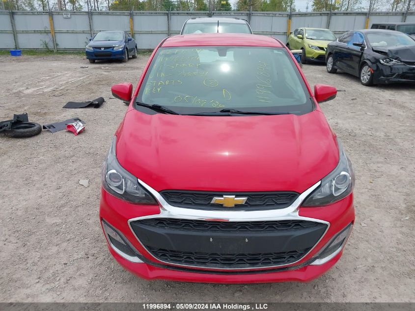 2019 Chevrolet Spark 1Lt VIN: KL8CD6SA7KC748541 Lot: 11996894