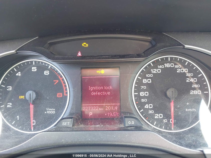 2009 Audi A4 VIN: WAULF68K09N019116 Lot: 11996915