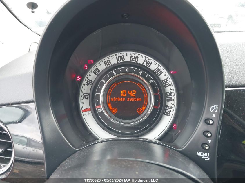 2015 Fiat 500 VIN: 3C3CFFAR7FT642405 Lot: 11996923