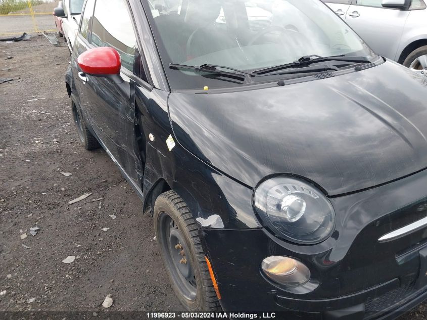 2015 Fiat 500 VIN: 3C3CFFAR7FT642405 Lot: 11996923