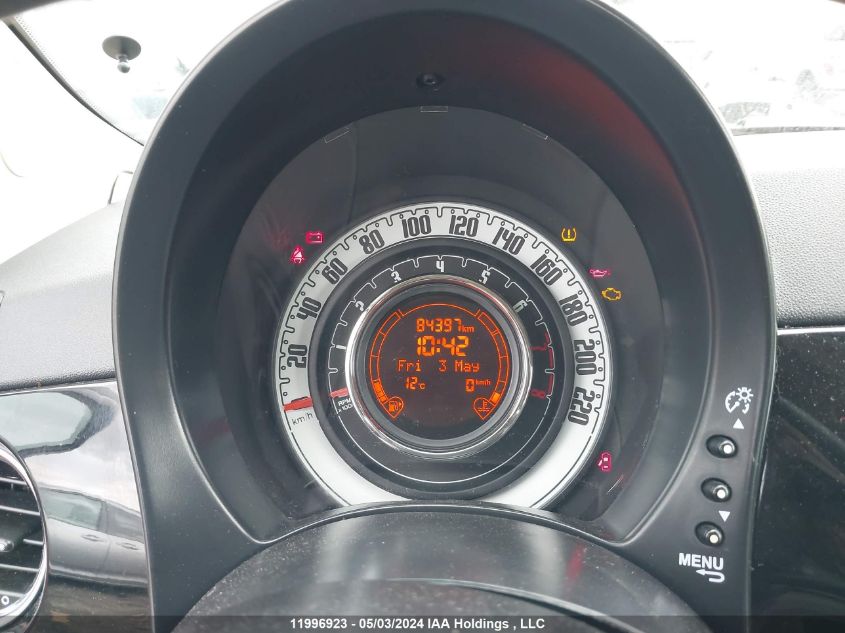 2015 Fiat 500 VIN: 3C3CFFAR7FT642405 Lot: 11996923