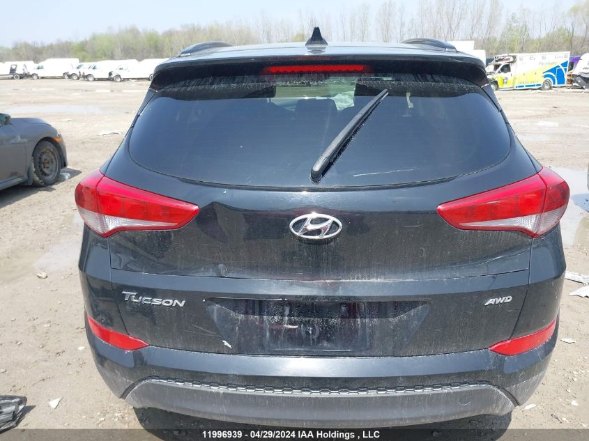 2017 Hyundai Tucson Limited/Sport And Eco/Se VIN: KM8J3CA44HU401856 Lot: 11996939