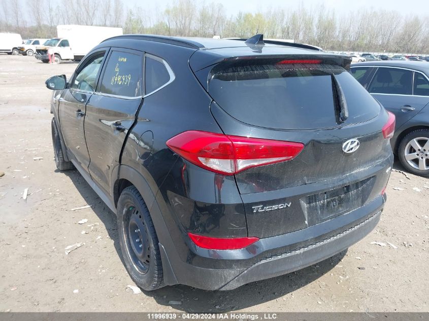 2017 Hyundai Tucson Limited/Sport And Eco/Se VIN: KM8J3CA44HU401856 Lot: 11996939