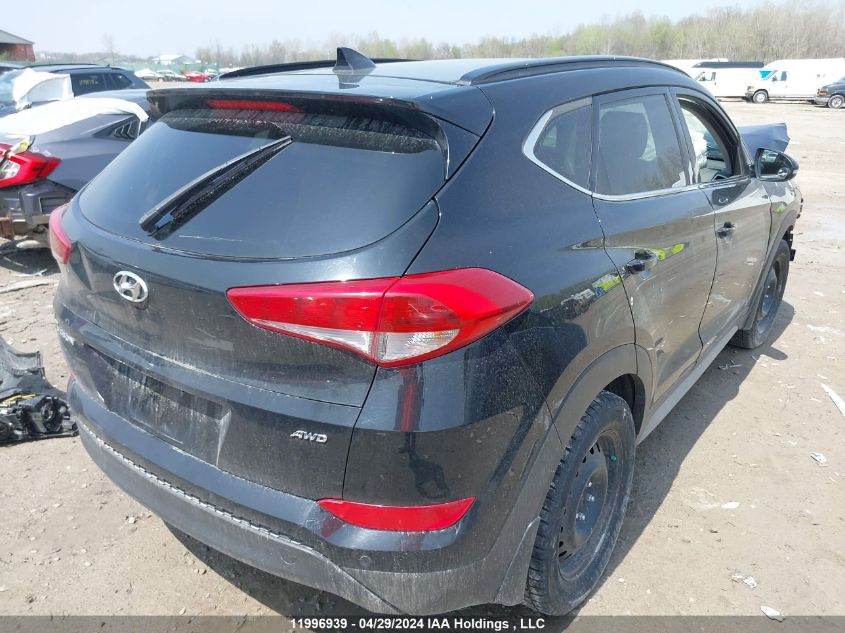 2017 Hyundai Tucson Limited/Sport And Eco/Se VIN: KM8J3CA44HU401856 Lot: 11996939