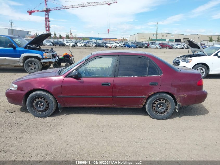 1998 Toyota Corolla VIN: 2T1BR12E7WC701906 Lot: 11996949