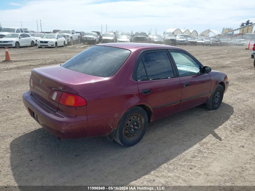 1998 Toyota Corolla VIN: 2T1BR12E7WC701906 Lot: 11996949