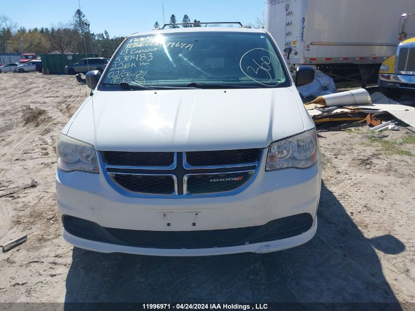 2013 Dodge Grand Caravan Se/Sxt VIN: 2C4RDGBG6DR530483 Lot: 11996971