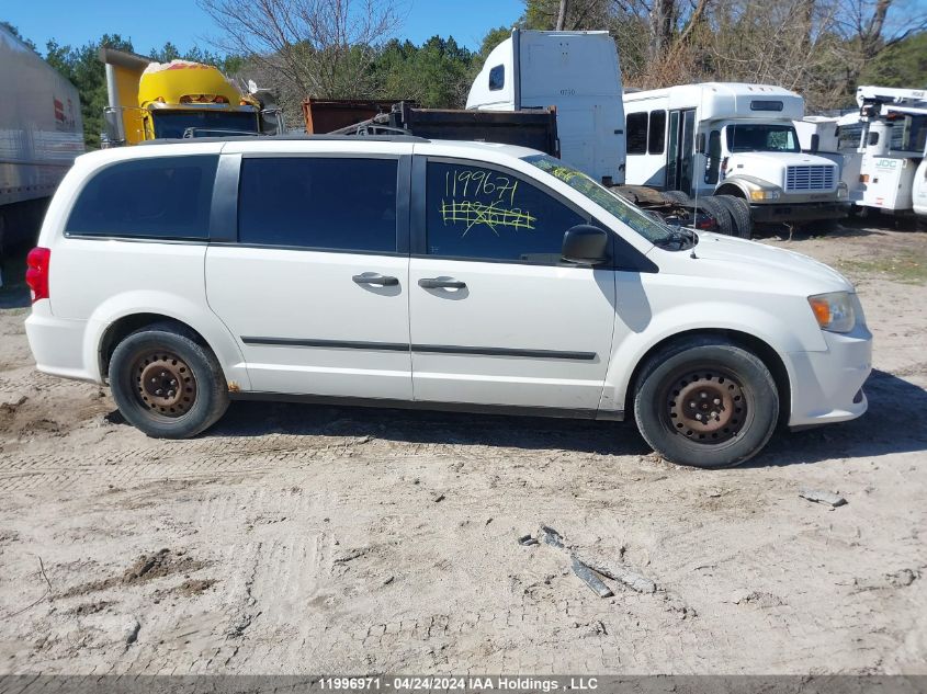 2013 Dodge Grand Caravan Se/Sxt VIN: 2C4RDGBG6DR530483 Lot: 11996971