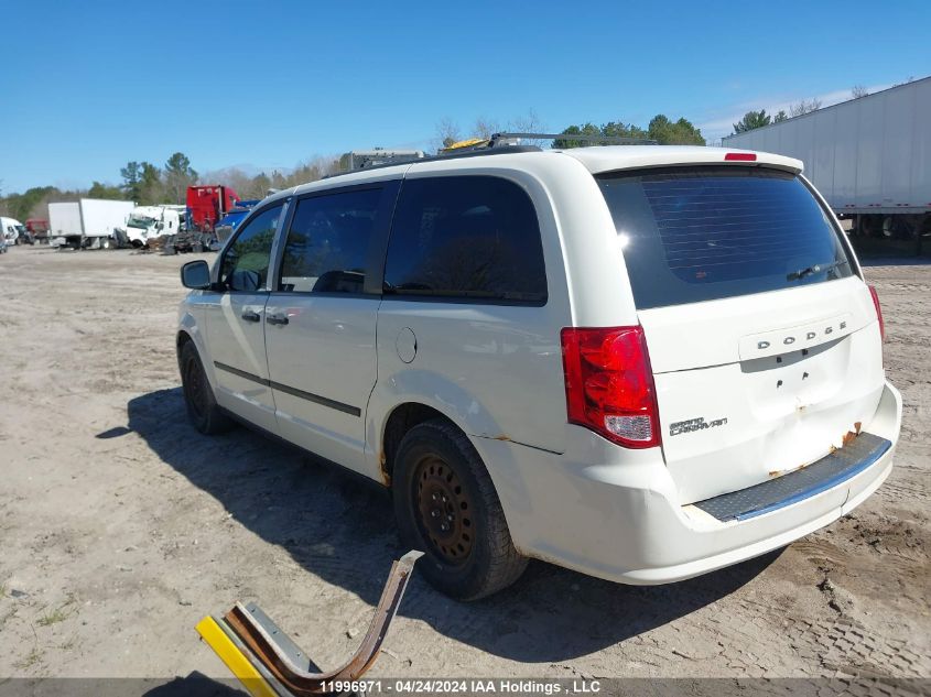 2013 Dodge Grand Caravan Se/Sxt VIN: 2C4RDGBG6DR530483 Lot: 11996971