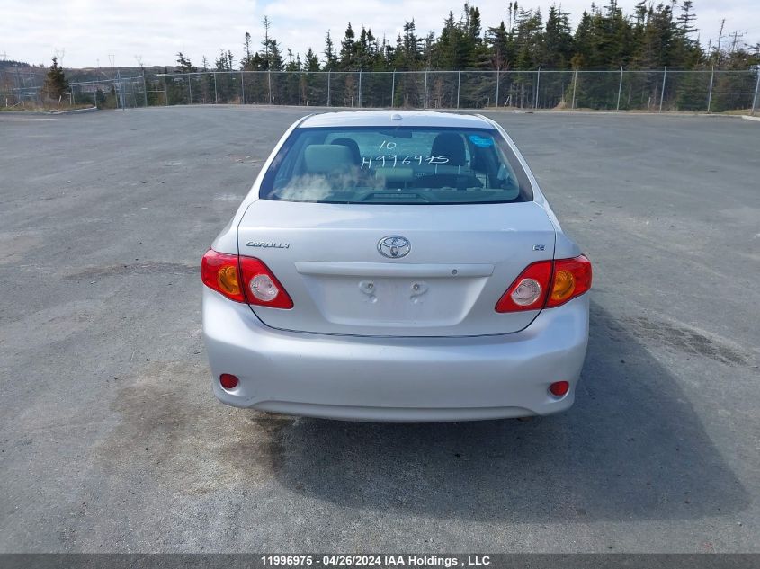 2010 Toyota Corolla S/Le/Xle VIN: 2T1BU4EE2AC476265 Lot: 11996975