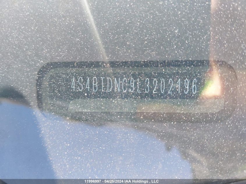 2020 Subaru Outback VIN: 4S4BTDNC9L3202196 Lot: 11996997