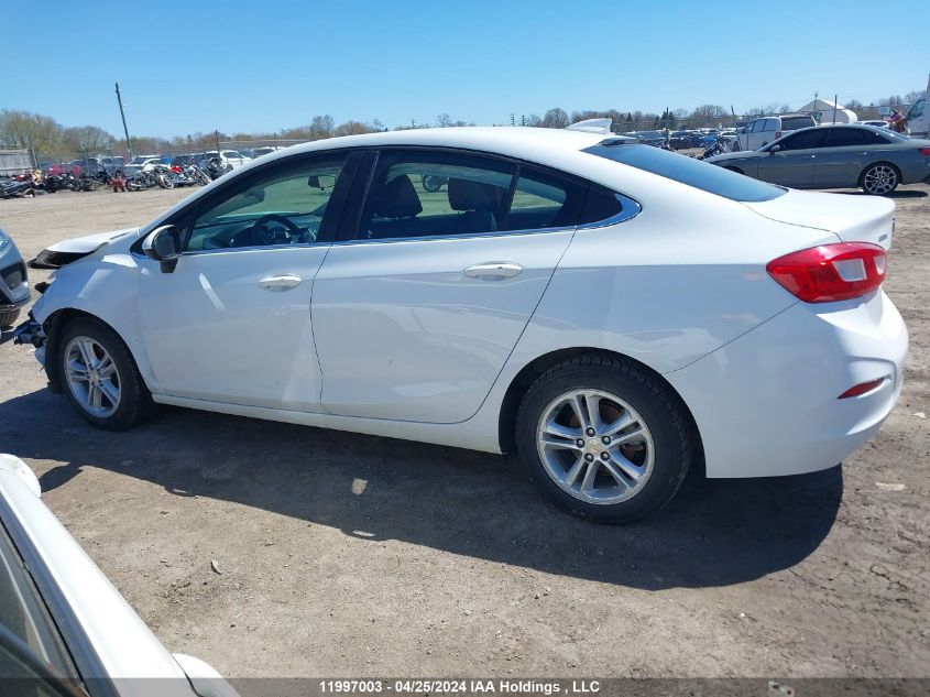 2017 Chevrolet Cruze Lt VIN: 3G1BE5SM5HS512180 Lot: 11997003