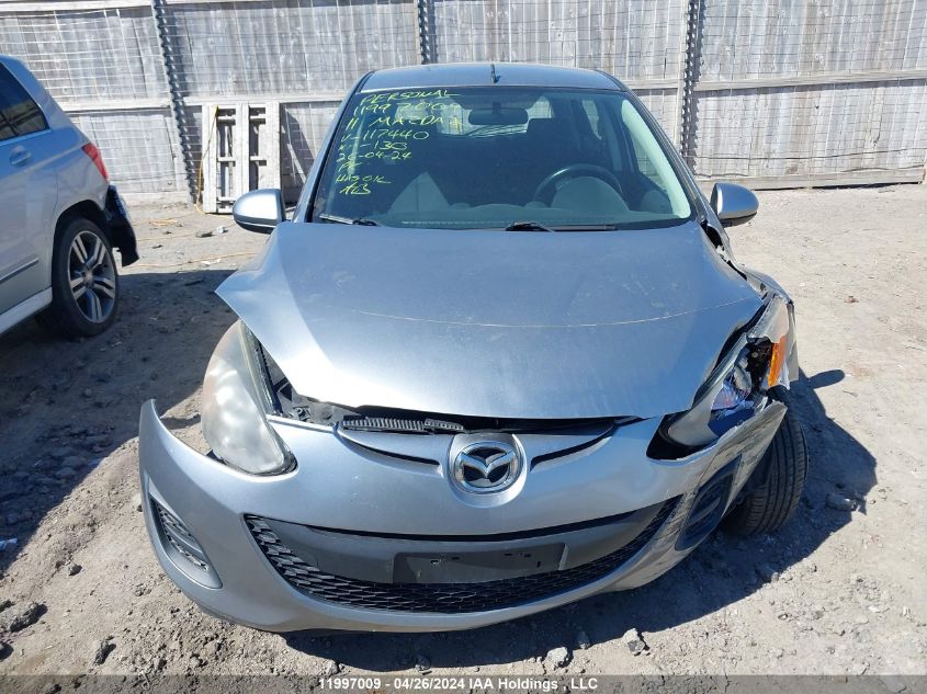 2011 Mazda Mazda2 VIN: JM1DE1HY0B0117440 Lot: 11997009