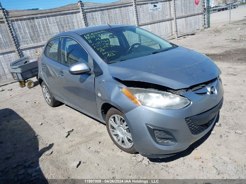 2011 Mazda Mazda2 VIN: JM1DE1HY0B0117440 Lot: 11997009