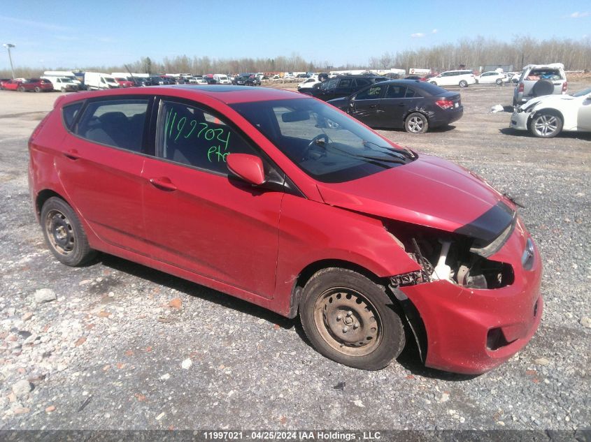 2013 Hyundai Accent VIN: KMHCU5AE1DU120294 Lot: 11997021