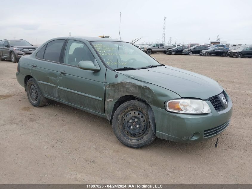 2006 Nissan Sentra 1.8/1.8S VIN: 3N1CB51D36L593017 Lot: 11997025