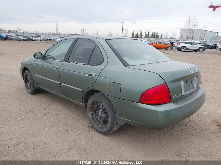 2006 Nissan Sentra 1.8/1.8S VIN: 3N1CB51D36L593017 Lot: 11997025