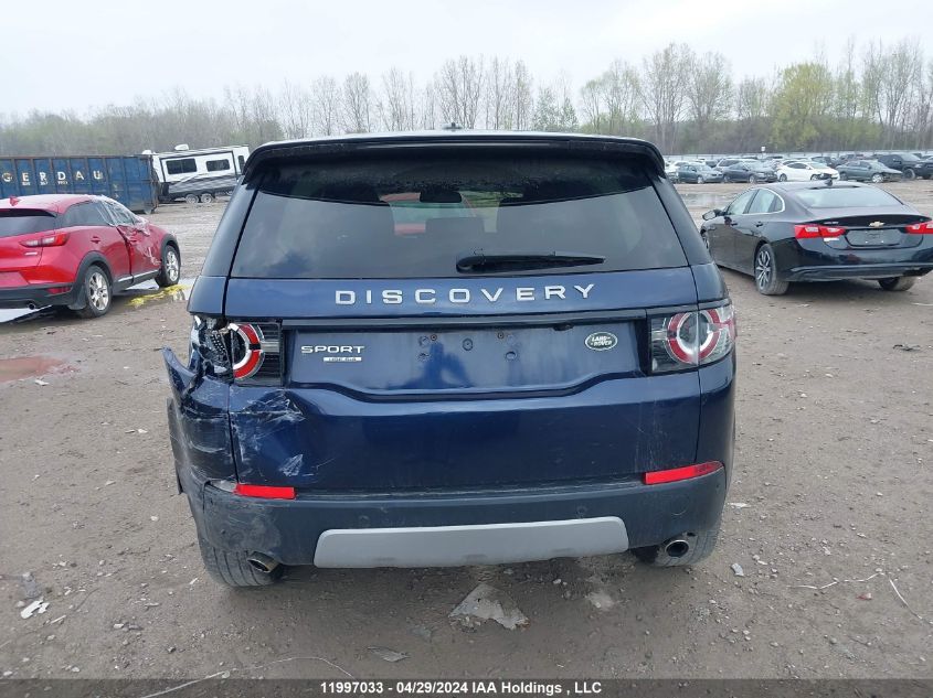 2015 Land Rover Discovery Sport Hse VIN: SALCR2BG4FH524196 Lot: 11997033