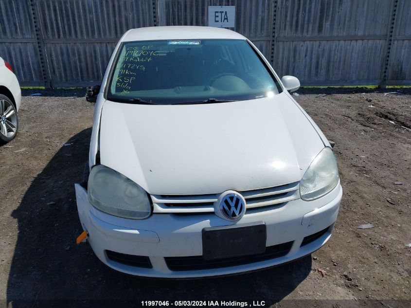 2009 Volkswagen Rabbit VIN: WVWDA71K89W117245 Lot: 11997046