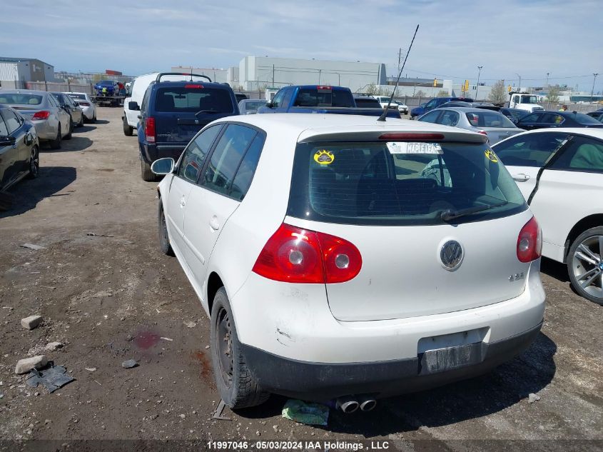 2009 Volkswagen Rabbit VIN: WVWDA71K89W117245 Lot: 11997046