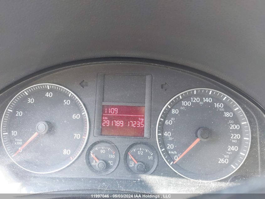 2009 Volkswagen Rabbit VIN: WVWDA71K89W117245 Lot: 11997046