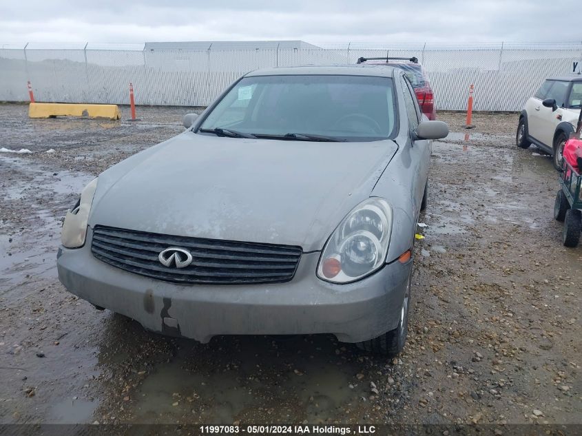 2006 Infiniti G35X VIN: JNKCV51F06M608387 Lot: 11997083