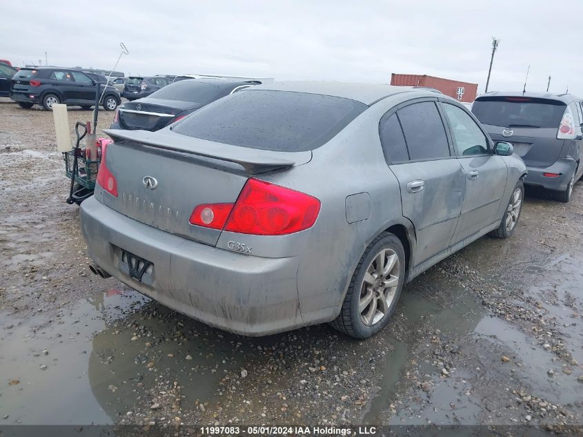 2006 Infiniti G35X VIN: JNKCV51F06M608387 Lot: 11997083