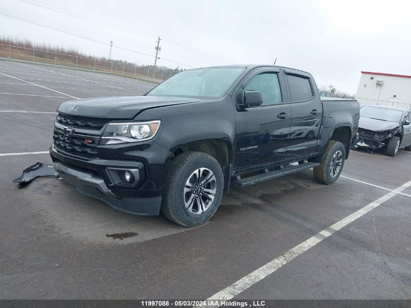 2022 Chevrolet Colorado VIN: 1GCGTDEN8N1225852 Lot: 11997088