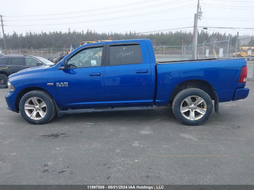 2017 Ram 1500 Sport VIN: 1C6RR7MT1HS545609 Lot: 11997089