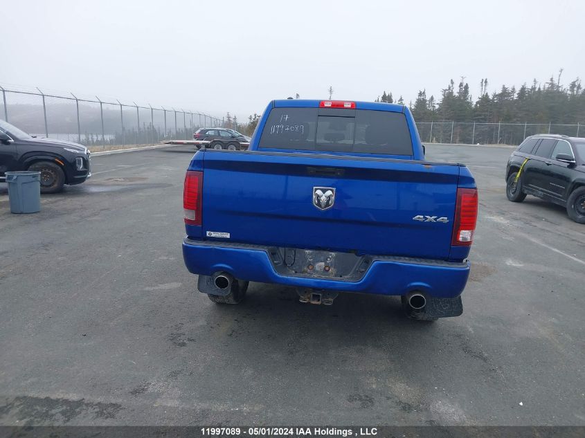 2017 Ram 1500 Sport VIN: 1C6RR7MT1HS545609 Lot: 11997089