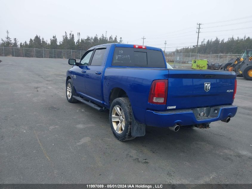 2017 Ram 1500 Sport VIN: 1C6RR7MT1HS545609 Lot: 11997089