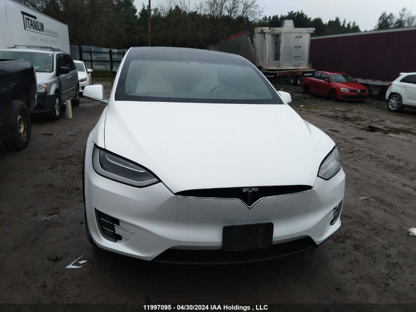 2019 Tesla Model X VIN: 5YJXCAE28KF147077 Lot: 11997095