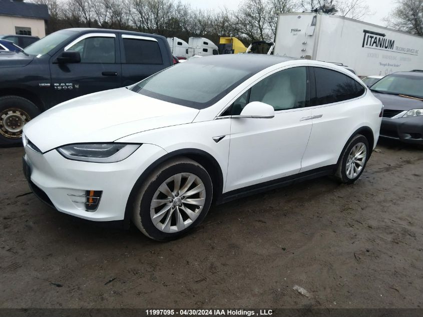 2019 Tesla Model X VIN: 5YJXCAE28KF147077 Lot: 11997095