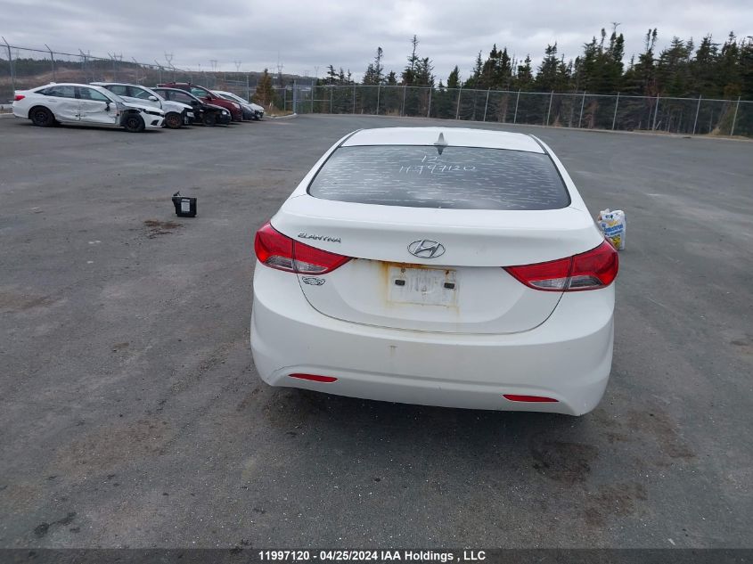 2012 Hyundai Elantra Gls/Limited VIN: 5NPDH4AE8CH088105 Lot: 11997120