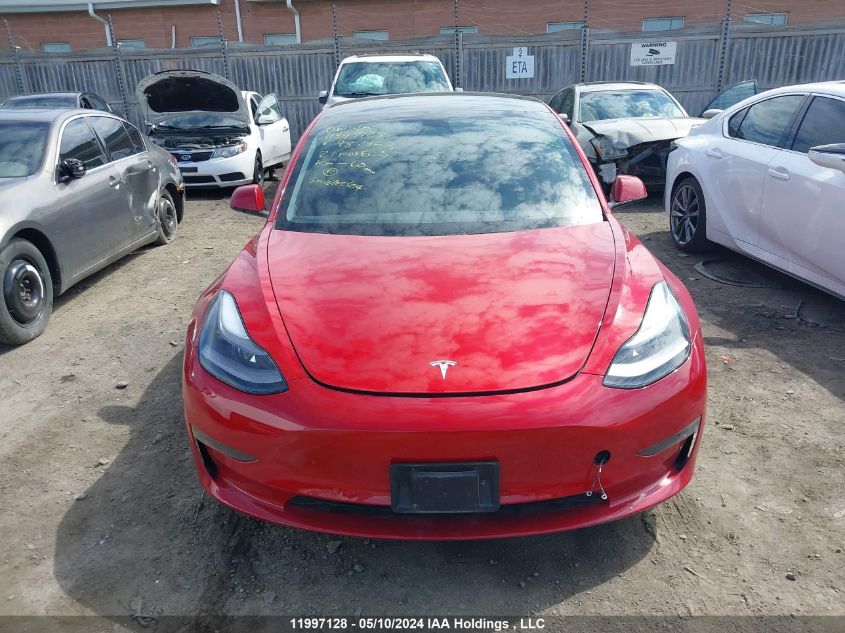 2021 Tesla Model 3 VIN: 5YJ3E1EB9MF987963 Lot: 11997128