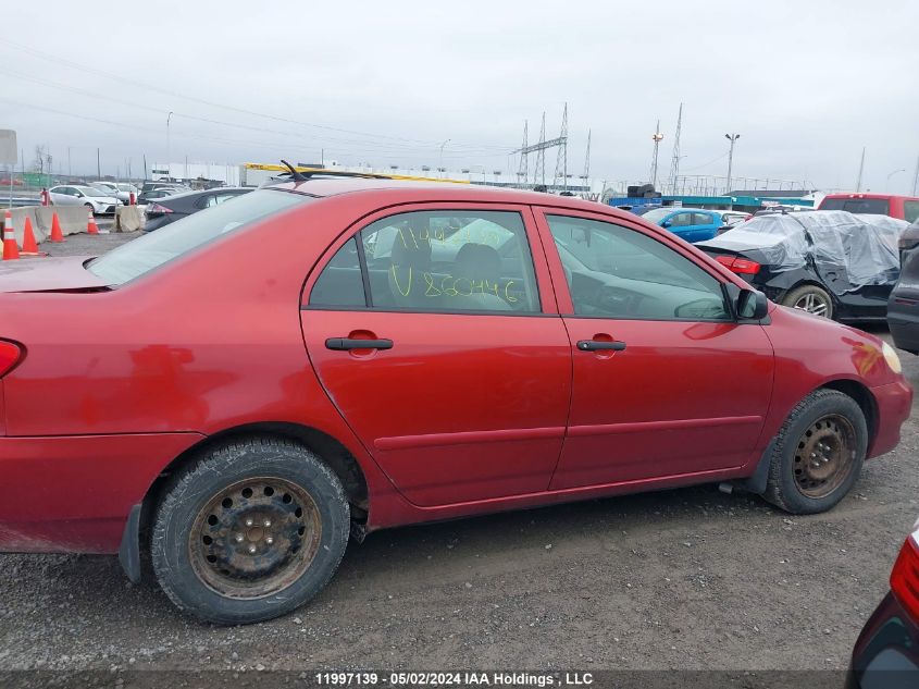 2008 Toyota Corolla Ce/Le/S VIN: 2T1BR32E68C860446 Lot: 11997139