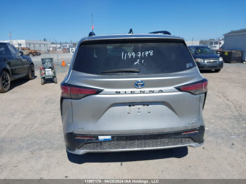 2021 Toyota Sienna Le/Xle/Xse/Limited/Platinum VIN: 5TDGSKFC7MS028516 Lot: 11997178