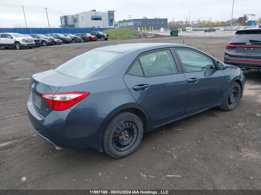 2015 Toyota Corolla VIN: 2T1BURHE9FC237635 Lot: 11997189