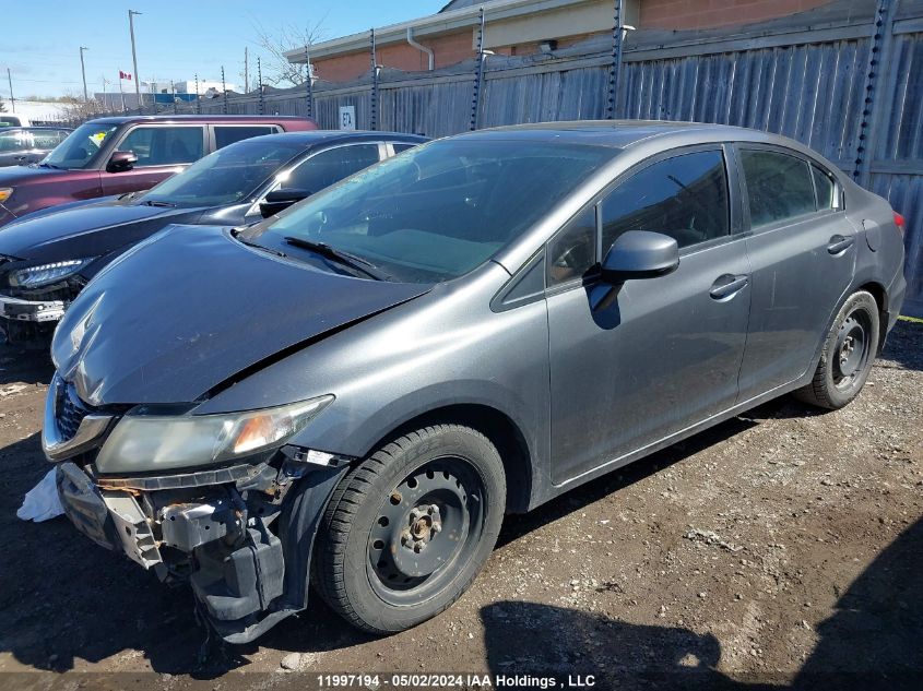 2013 Honda Civic VIN: 2HGFB2F73DH040578 Lot: 11997194