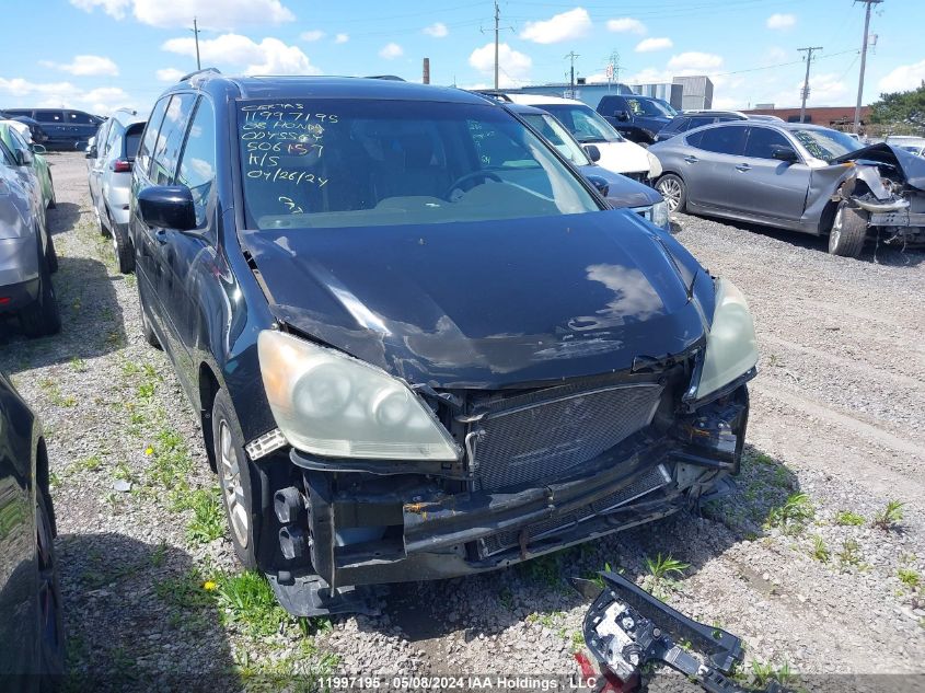 2008 Honda Odyssey VIN: 5FNRL387X8B506157 Lot: 11997195