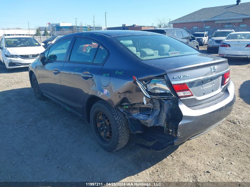 2014 Honda Civic Sedan VIN: 2HGFB2F4XEH033568 Lot: 11997211