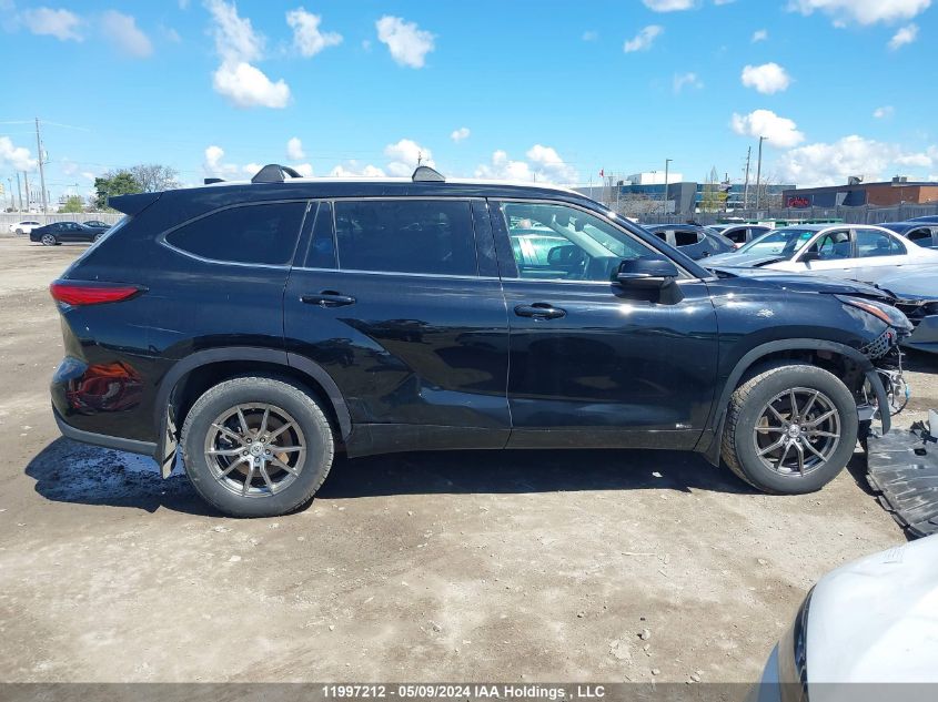 2022 Toyota Highlander Hybrid Xle VIN: 5TDGBRCH1NS543487 Lot: 11997212