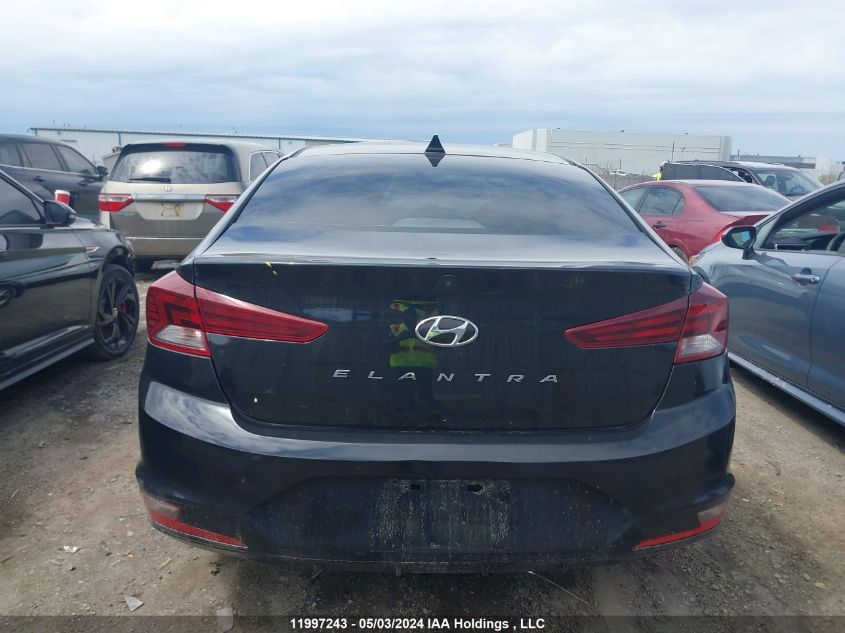 2019 Hyundai Elantra Preferred VIN: KMHD84LF2KU750296 Lot: 11997243