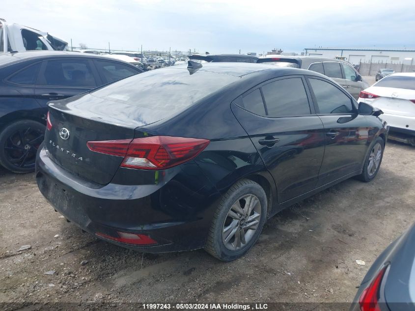 2019 Hyundai Elantra Preferred VIN: KMHD84LF2KU750296 Lot: 11997243