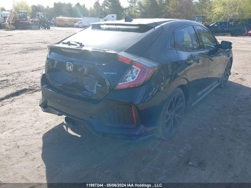 2017 Honda Civic Hatchback VIN: SHHFK7G42HU303363 Lot: 11997244