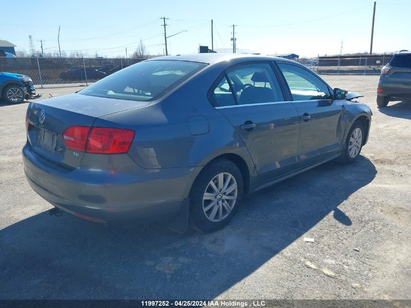 2014 Volkswagen Jetta VIN: 3VWWL7AJ6EM399032 Lot: 11997252