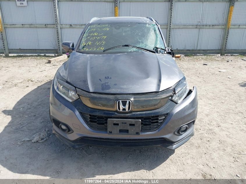 2021 Honda Hr-V VIN: 3CZRU6H20MM104179 Lot: 11997264