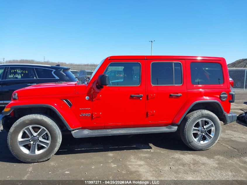 2021 Jeep Wrangler Unlimited Sahara VIN: 1C4HJXEN2MW551899 Lot: 11997271