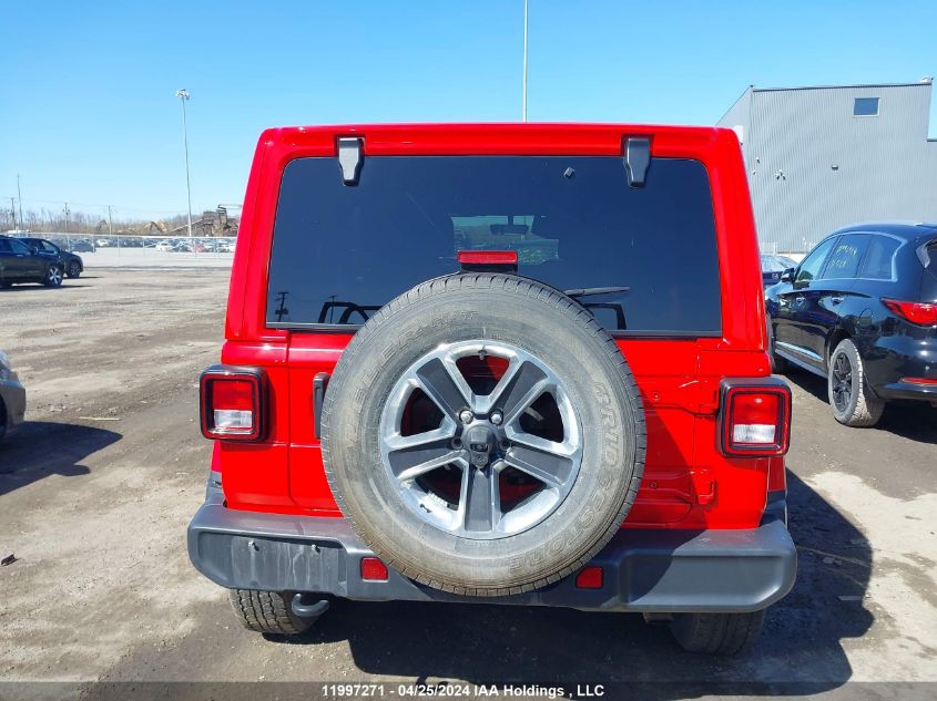 2021 Jeep Wrangler Unlimited Sahara VIN: 1C4HJXEN2MW551899 Lot: 11997271